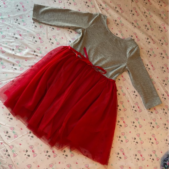 Zunie Christmas dress with Santa-Super cute & comfy-Great used condition-Size 5 - Picture 4 of 8